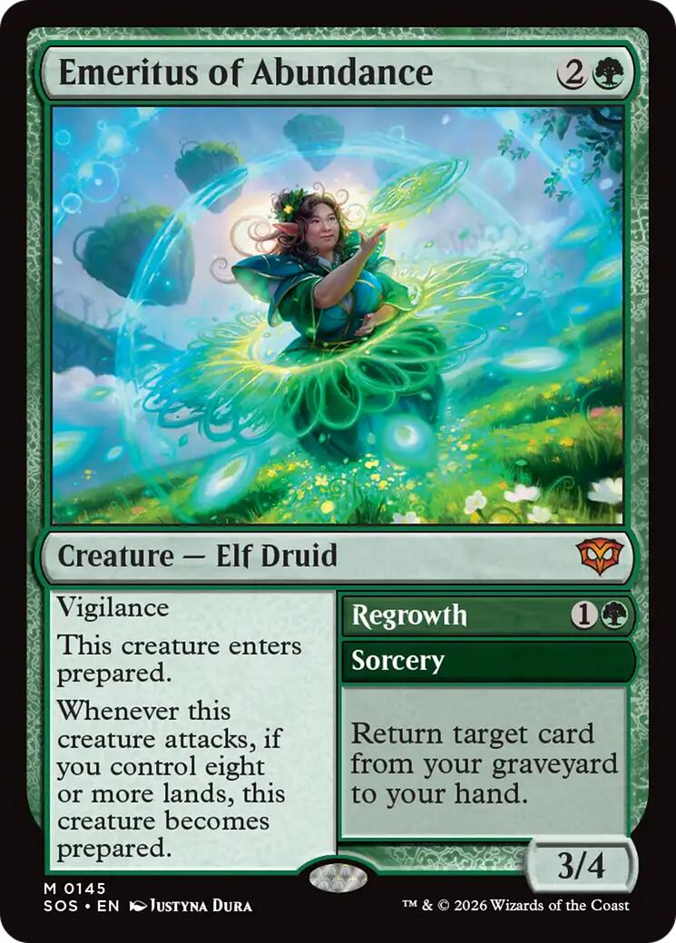 Emeritus of Abundance [Secrets of Strixhaven] Magic: The Gathering | Lots Moore NSW