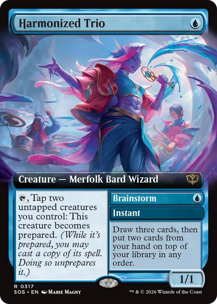 Harmonized Trio (Extended Art) [Secrets of Strixhaven] | Lots Moore NSW
