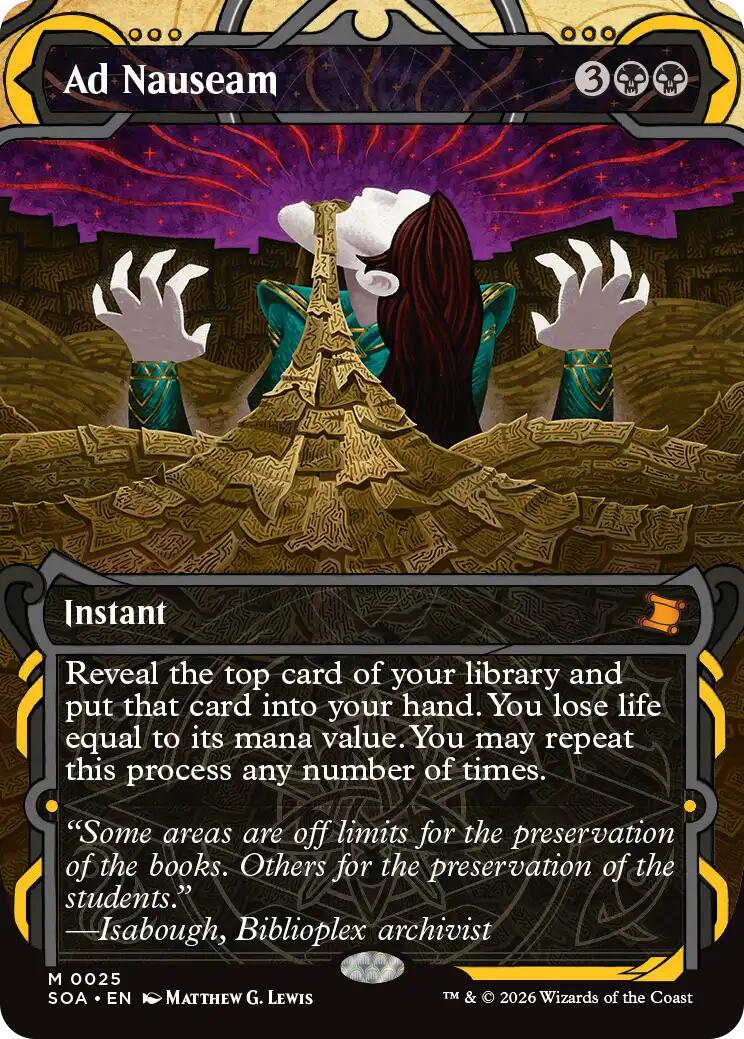 Ad Nauseam [Secrets of Strixhaven: Mystical Archive] | Lots Moore NSW