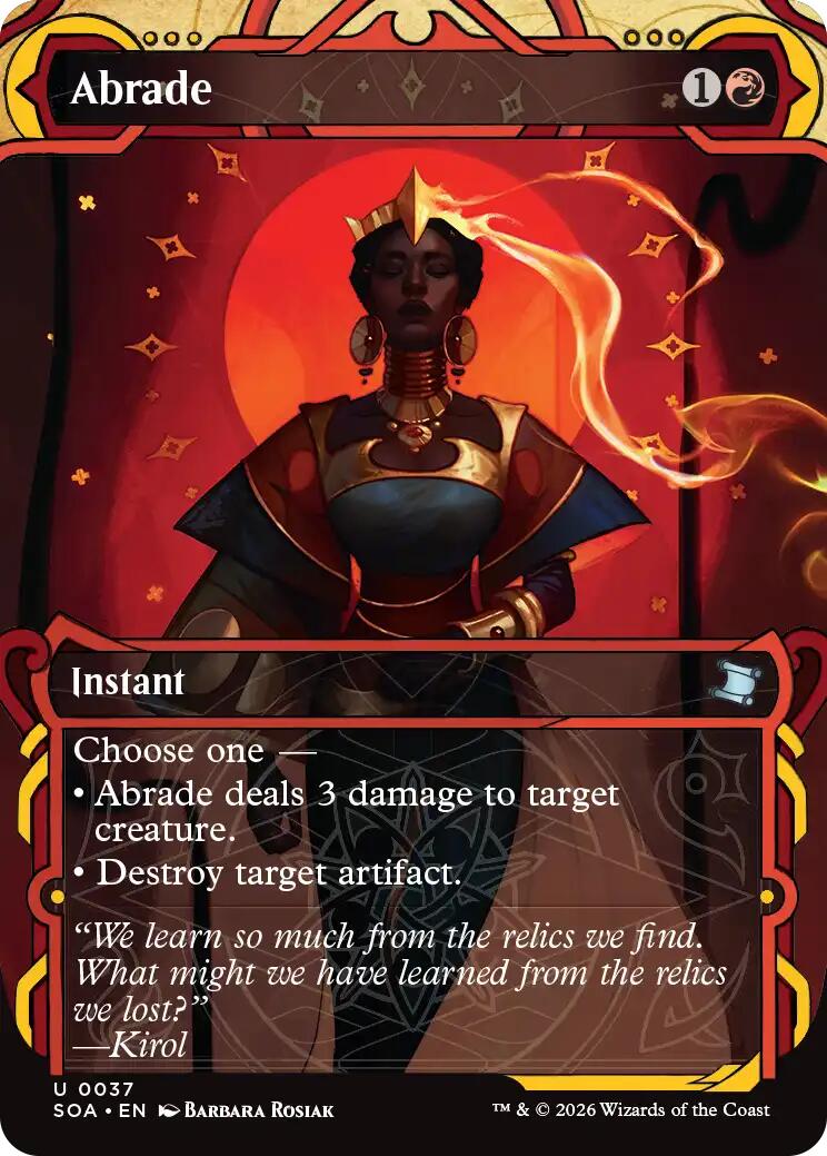 Abrade [Secrets of Strixhaven: Mystical Archive] | Lots Moore NSW