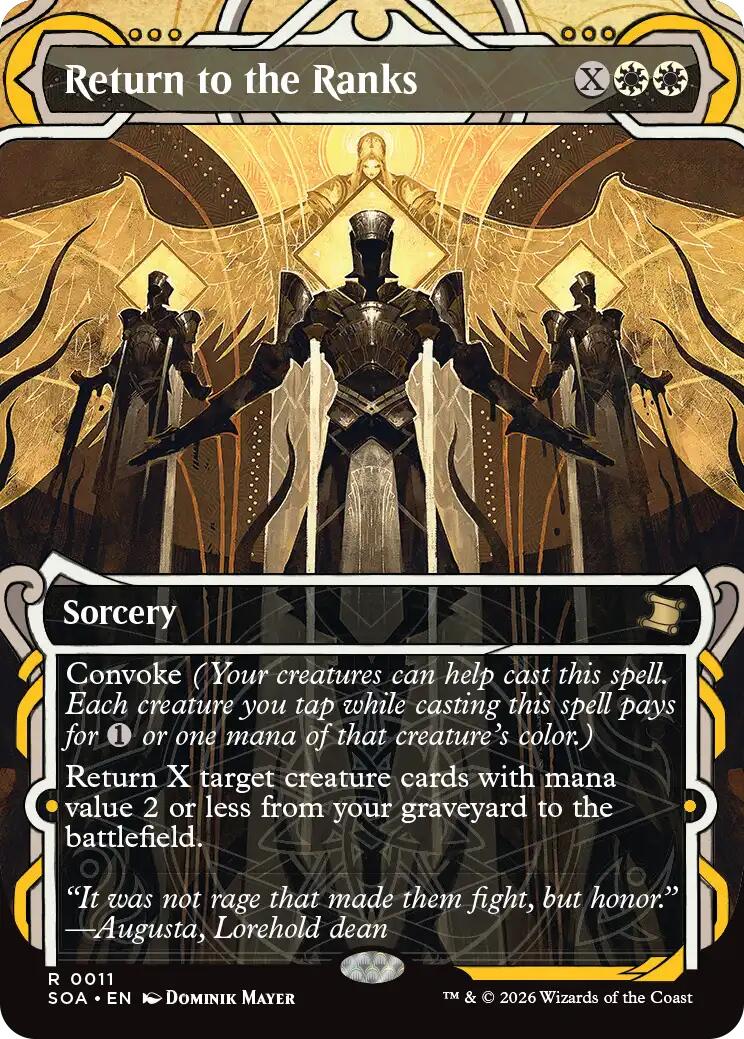 Return to the Ranks [Secrets of Strixhaven: Mystical Archive] | Lots Moore NSW