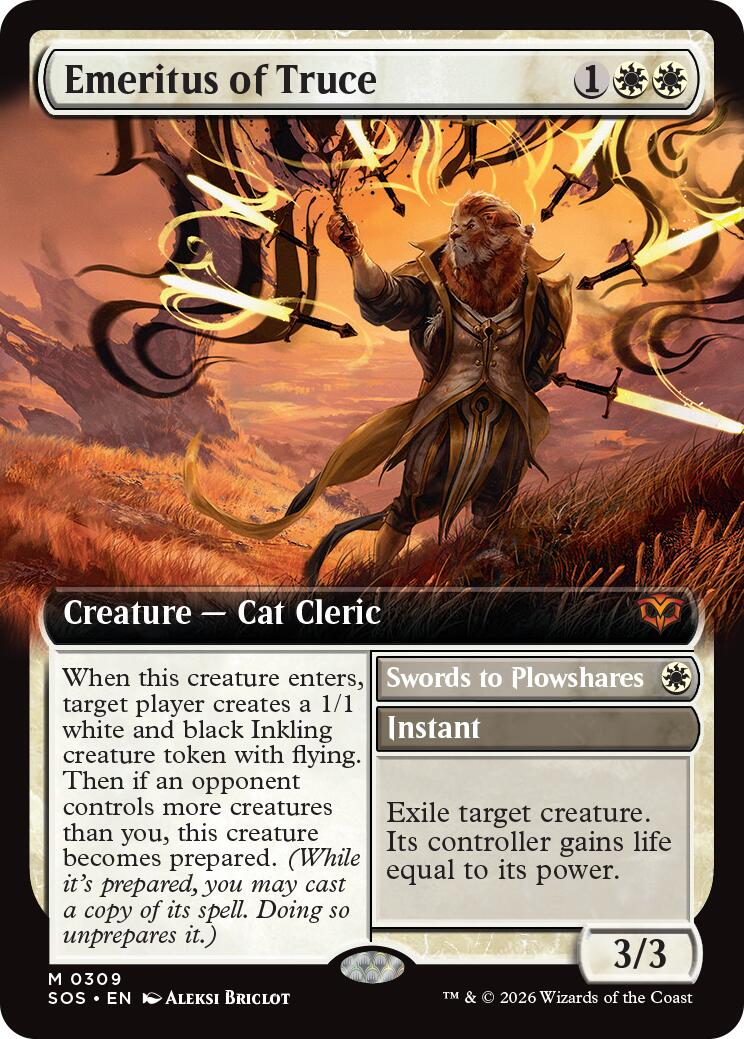 Emeritus of Truce (Extended Art) [Secrets of Strixhaven] Magic: The Gathering | Lots Moore NSW
