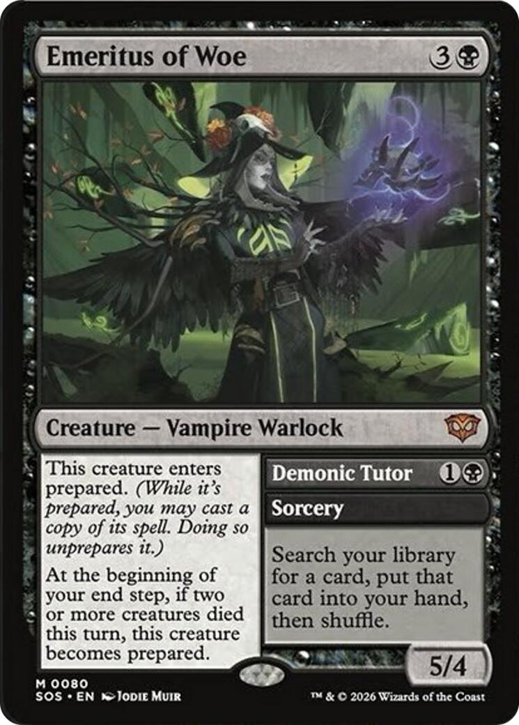 Emeritus of Woe [Secrets of Strixhaven] Magic: The Gathering | Lots Moore NSW