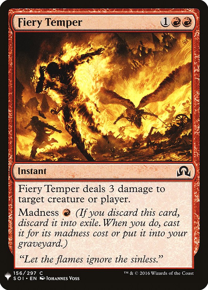 Fiery Temper [Mystery Booster] | Lots Moore NSW