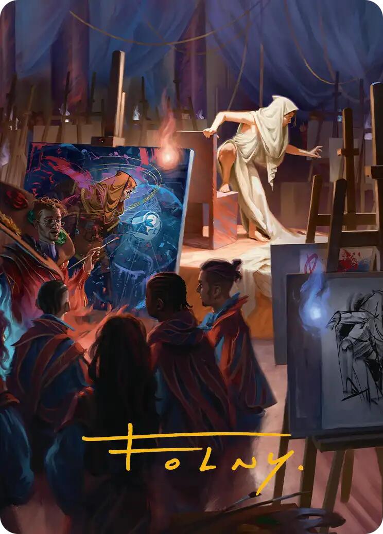 Archaeomancer Art Card (Gold-Stamped Signature) [Secrets of Strixhaven Art Series] | Lots Moore NSW