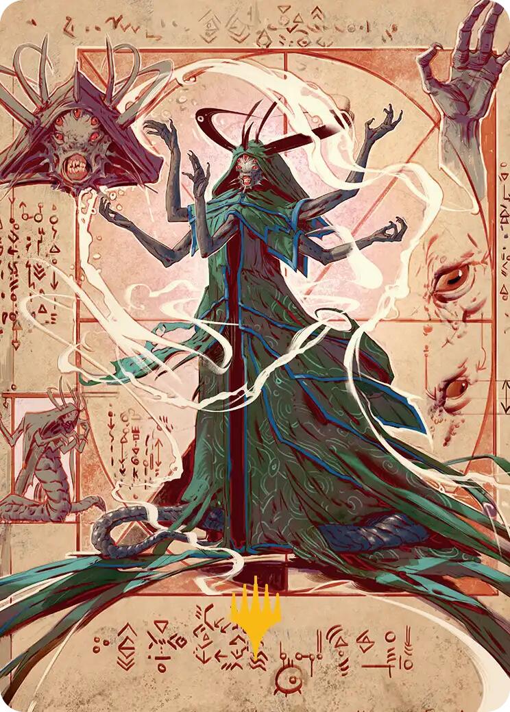 Tragedy Feaster Art Card (Gold-Stamped Planeswalker Symbol) [Secrets of Strixhaven Art Series] | Lots Moore NSW