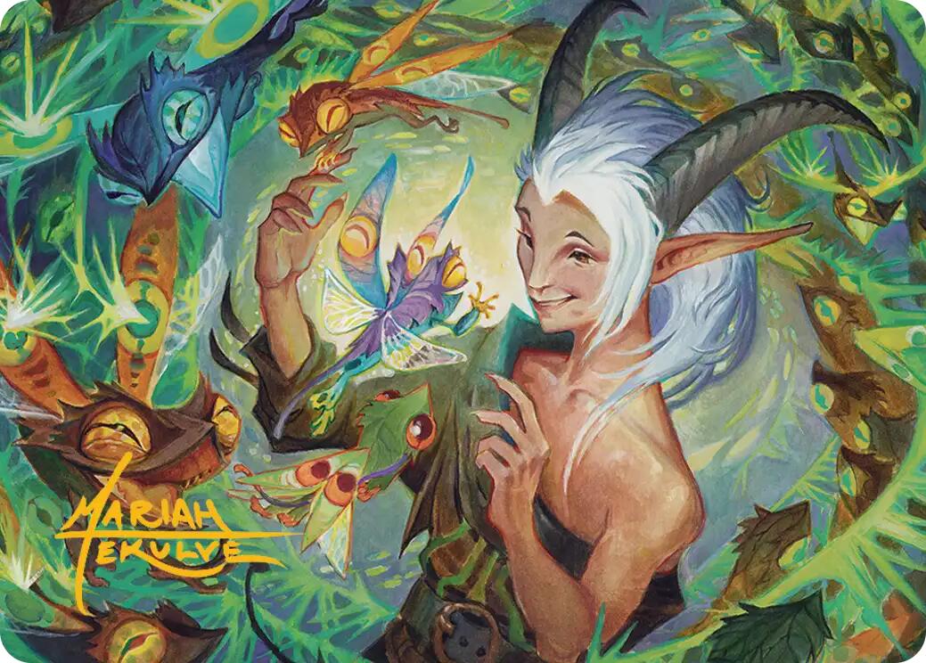 Lumaret's Favor Art Card (Gold-Stamped Signature) [Secrets of Strixhaven Art Series] | Lots Moore NSW