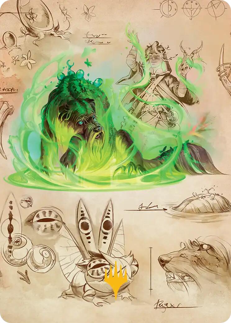 Germination Practicum Art Card (Gold-Stamped Planeswalker Symbol) [Secrets of Strixhaven Art Series] | Lots Moore NSW
