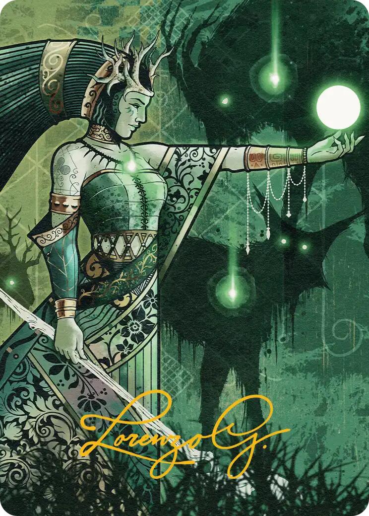 Shamanic Revelation Art Card (Gold-Stamped Signature) [Secrets of Strixhaven Art Series] | Lots Moore NSW