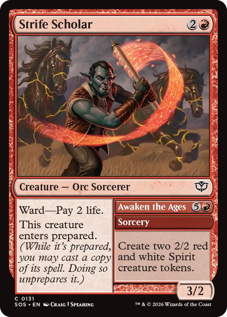 Strife Scholar [Secrets of Strixhaven] | Lots Moore NSW