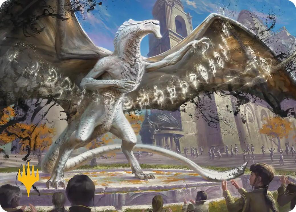 Silverquill, the Disputant Art Card (Gold-Stamped Planeswalker Symbol) [Secrets of Strixhaven Art Series] | Lots Moore NSW
