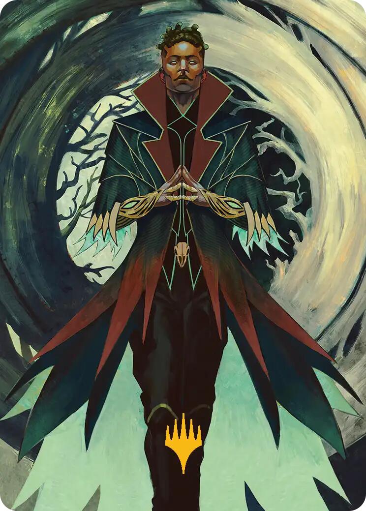 Professor Dellian Fel Art Card (Gold-Stamped Planeswalker Symbol) [Secrets of Strixhaven Art Series] | Lots Moore NSW