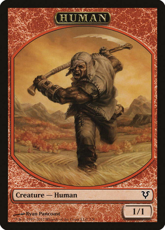 Human Token (7/8) [Avacyn Restored Tokens] | Lots Moore NSW