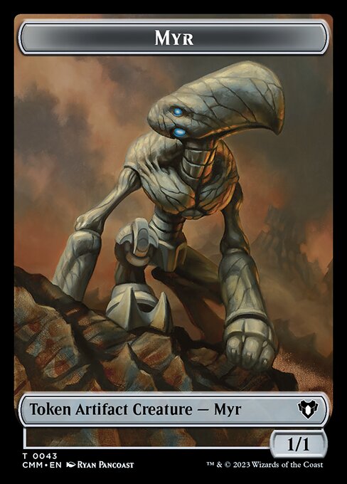 Clue // Myr Double-Sided Token [Commander Masters Tokens] | Lots Moore NSW