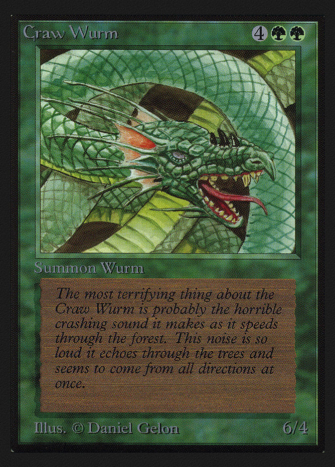 Craw Wurm [Collectors' Edition] | Lots Moore NSW