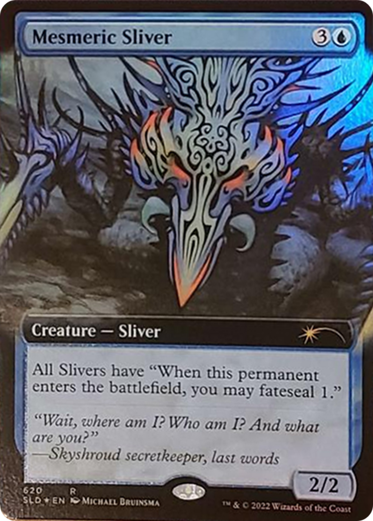 Mesmeric Sliver (Extended Art) [Secret Lair Drop Series] | Lots Moore NSW