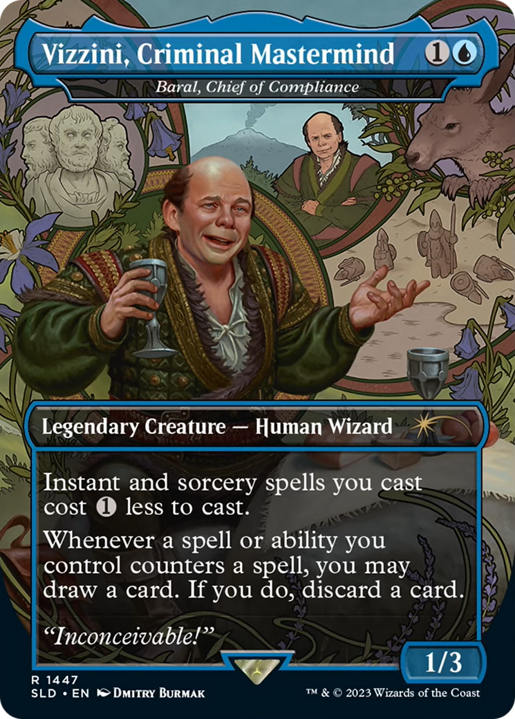 Vizzini, Criminal Mastermind - Baral, Chief of Compliance [Secret Lair Drop Series] | Lots Moore NSW