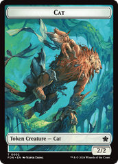 Cat (0001) // Cat (0002) Doubled-Sided Token [Foundations Tokens] | Lots Moore NSW