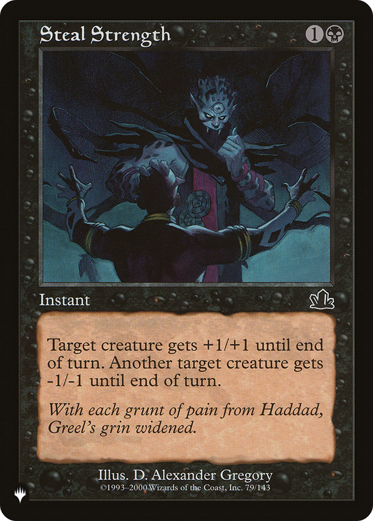 Steal Strength [The List] | Lots Moore NSW