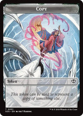 Spirit (0025) // Copy Double-Sided Token [Secrets of Strixhaven Commander Tokens] | Lots Moore NSW
