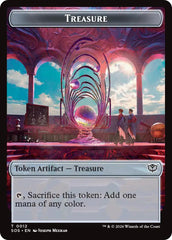 Phyrexian Germ // Treasure Double-Sided Token [Secrets of Strixhaven Commander Tokens] | Lots Moore NSW