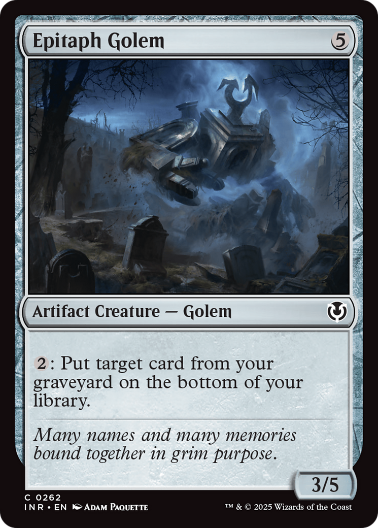Epitaph Golem [Innistrad Remastered] | Lots Moore NSW