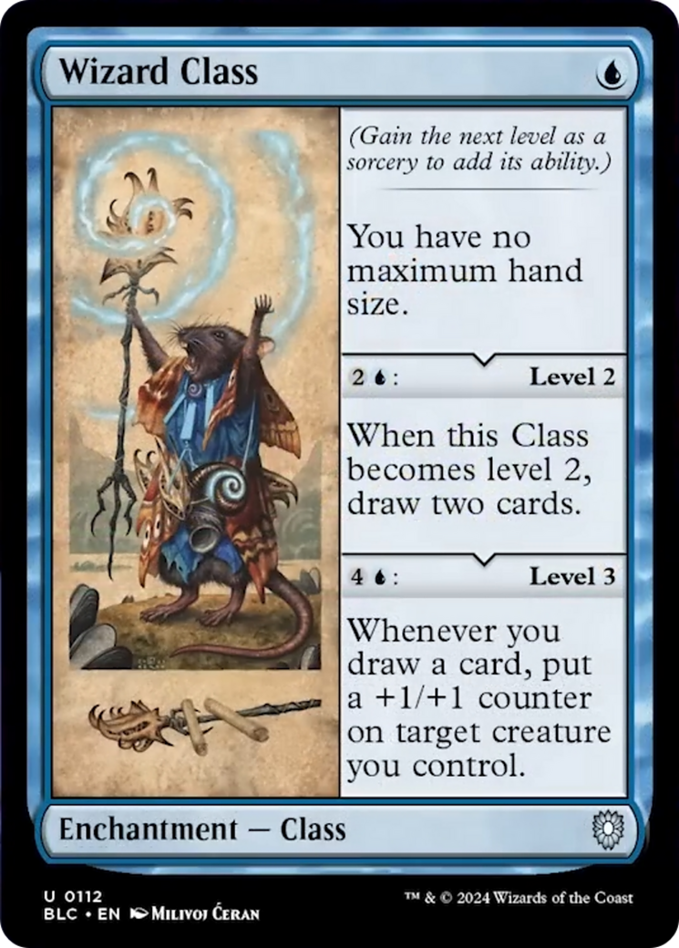 Wizard Class [Bloomburrow Commander] | Lots Moore NSW