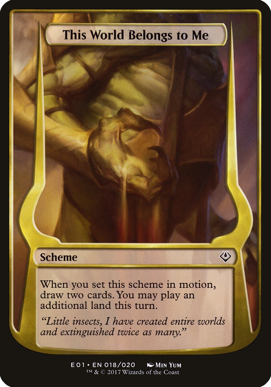 This World Belongs to Me (Schemes) [Archenemy: Nicol Bolas Schemes] | Lots Moore NSW