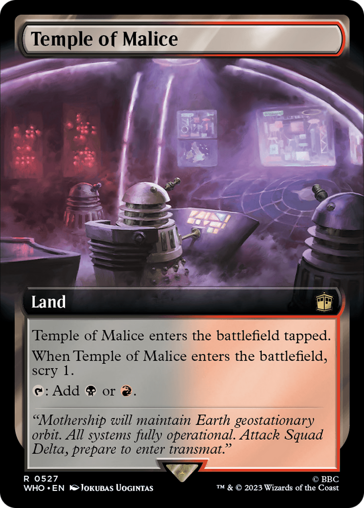 Temple of Malice (Extended Art) [Doctor Who] | Lots Moore NSW