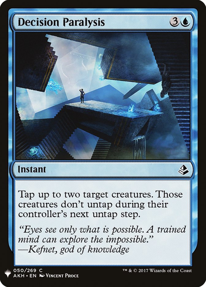 Decision Paralysis [Mystery Booster] | Lots Moore NSW