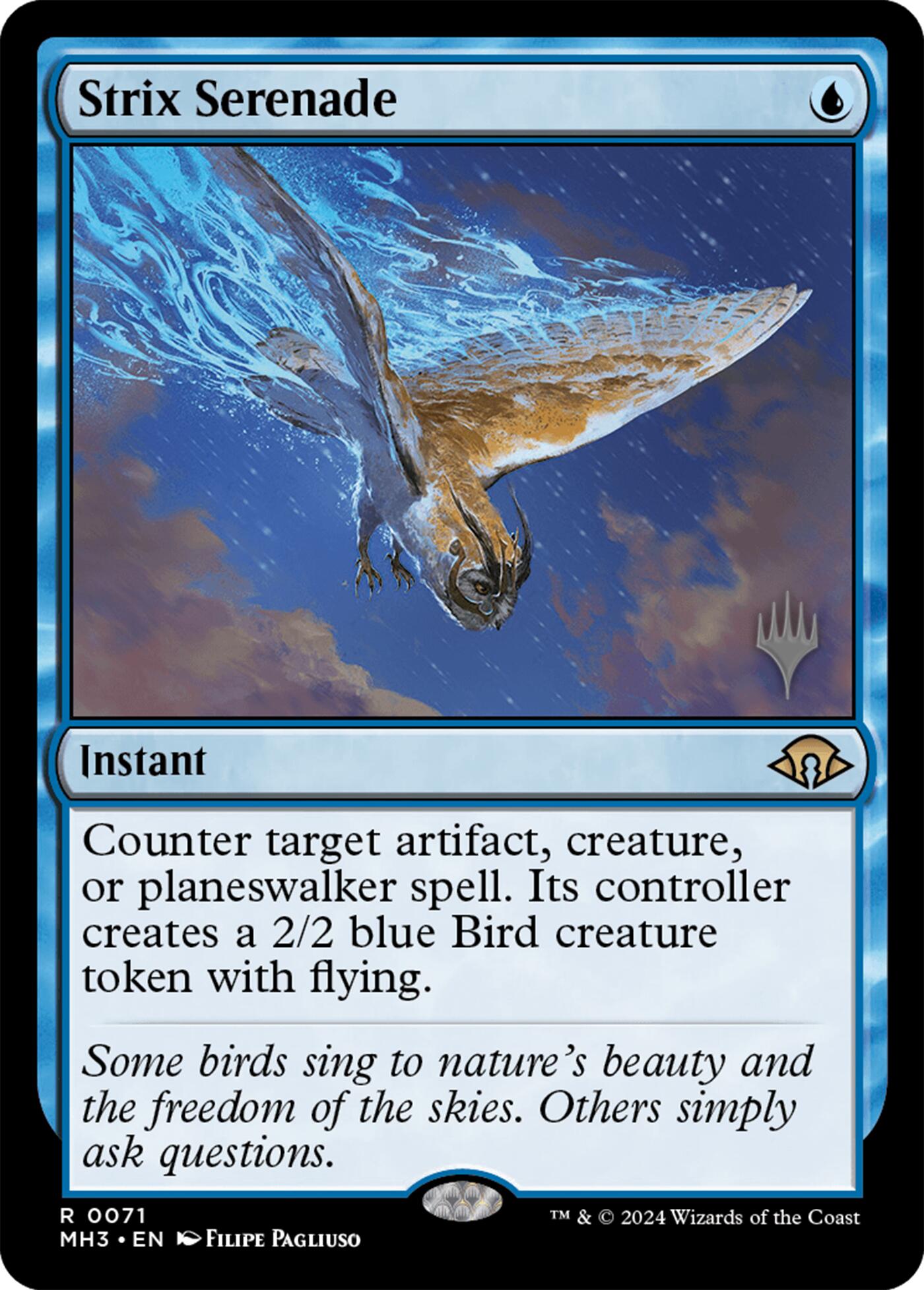 Strix Serenade [Modern Horizons 3 Promos] | Lots Moore NSW