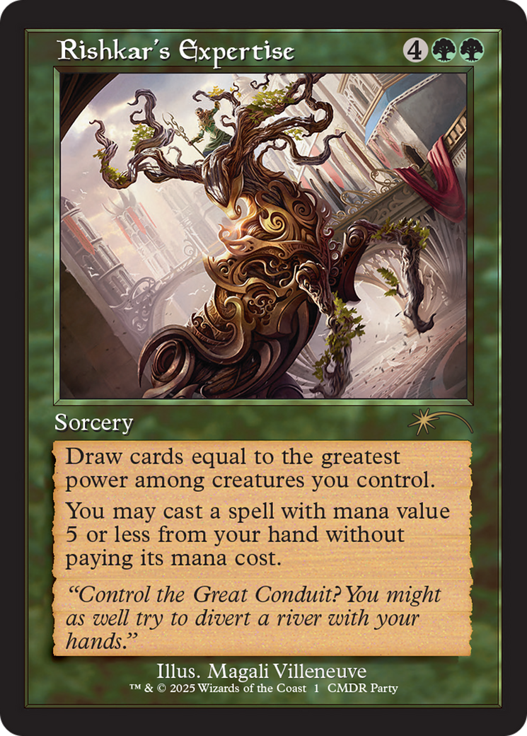 Rishkar's Expertise (Retro Frame) [Wizards Play Network 2025] | Lots Moore NSW