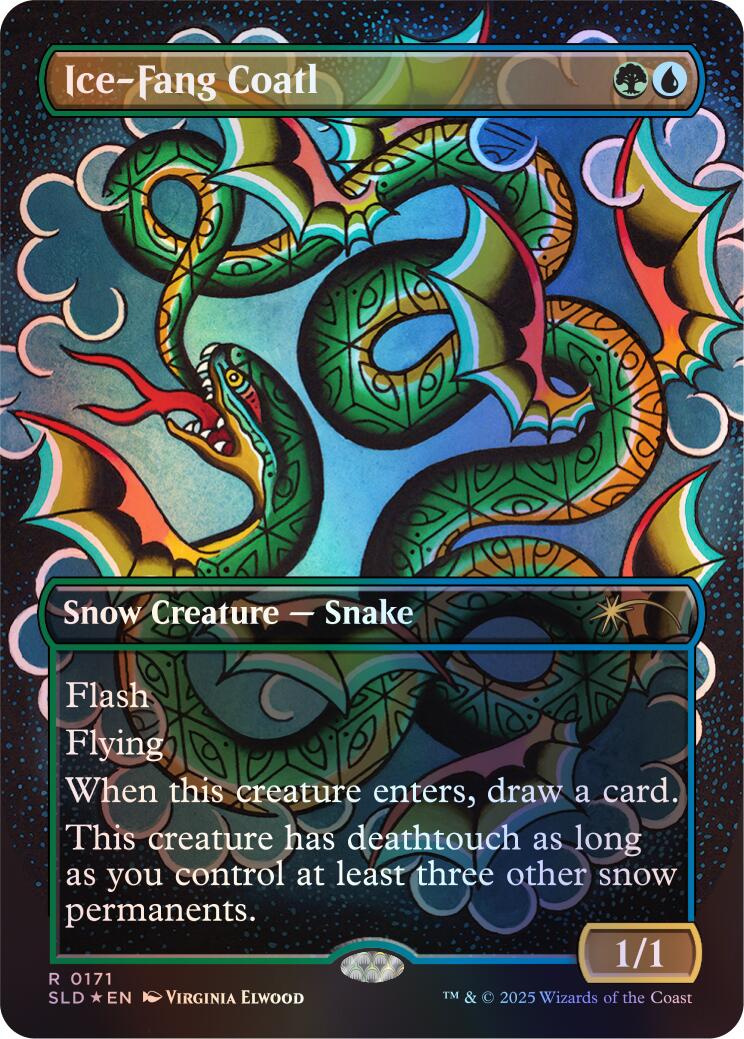 Ice-Fang Coatl (0171) (Rainbow Foil) [Secret Lair Drop Series] | Lots Moore NSW