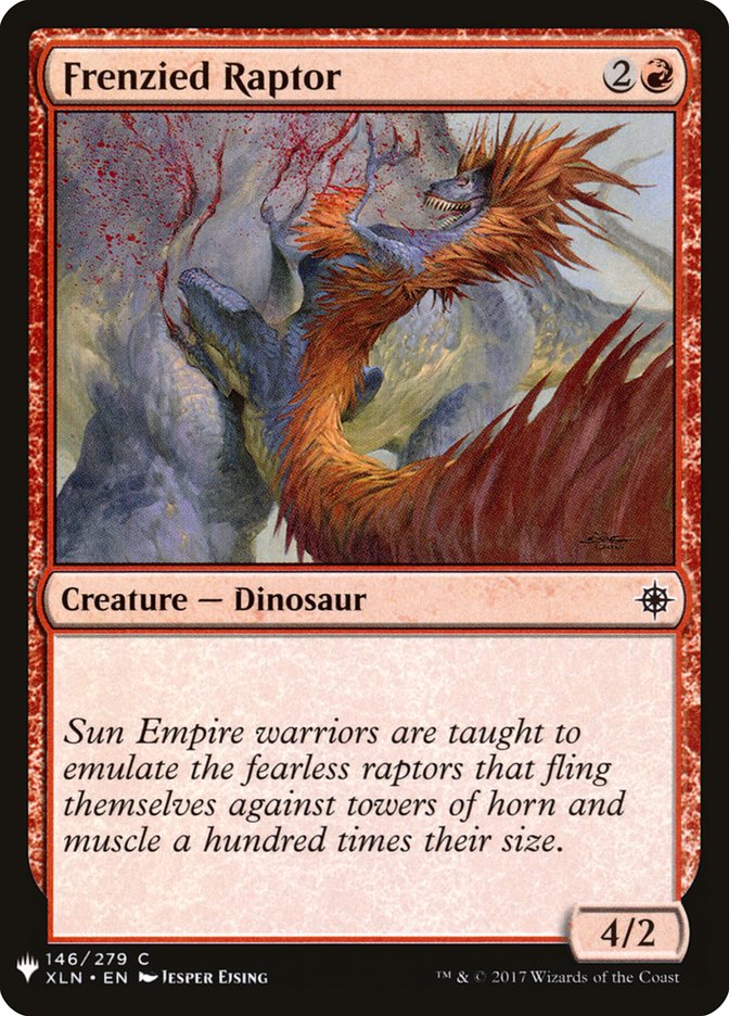 Frenzied Raptor [Mystery Booster] | Lots Moore NSW