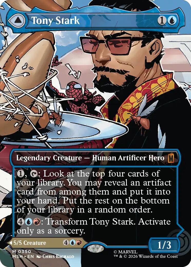 Tony Stark (Borderless) (0350) [Marvel Super Heroes] | Lots Moore NSW