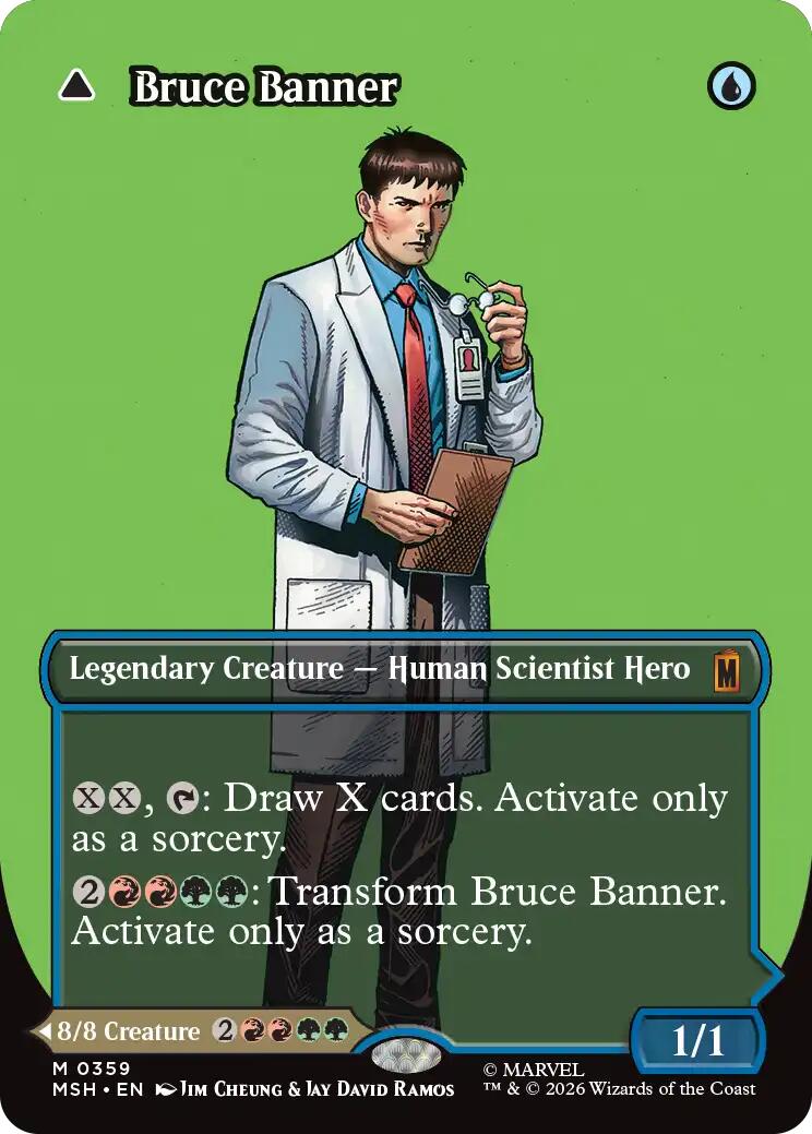 Bruce Banner (Borderless) (0359) [Marvel Super Heroes] | Lots Moore NSW