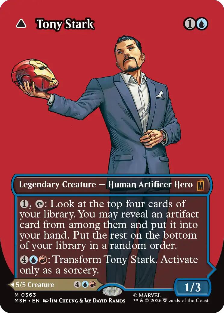 Tony Stark (Borderless) (0363) [Marvel Super Heroes] | Lots Moore NSW