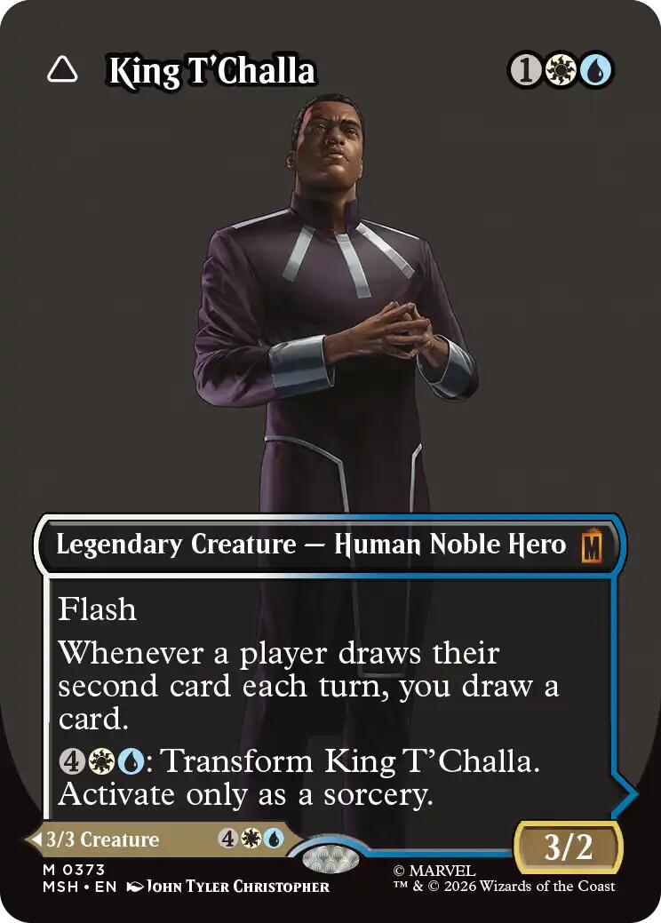 King T'Challa (Borderless) (0373) [Marvel Super Heroes] | Lots Moore NSW