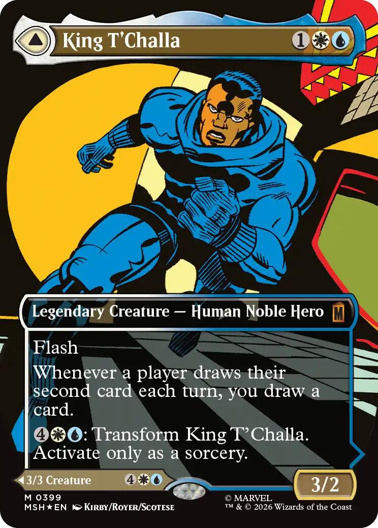 King T'Challa (Borderless) (0399) [Marvel Super Heroes] | Lots Moore NSW