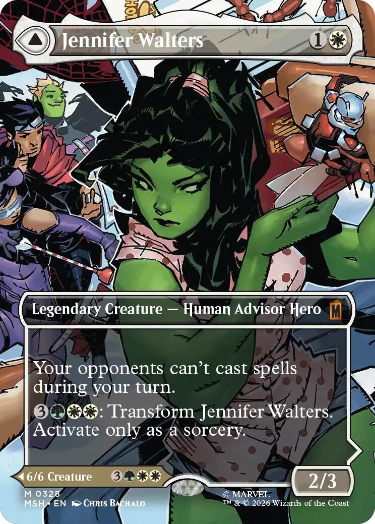 Jennifer Walters // The Sensational She-Hulk (Borderless) (0328) [Marvel Super Heroes] | Lots Moore NSW