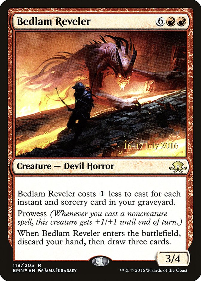 Bedlam Reveler [Eldritch Moon Prerelease Promos] | Lots Moore NSW