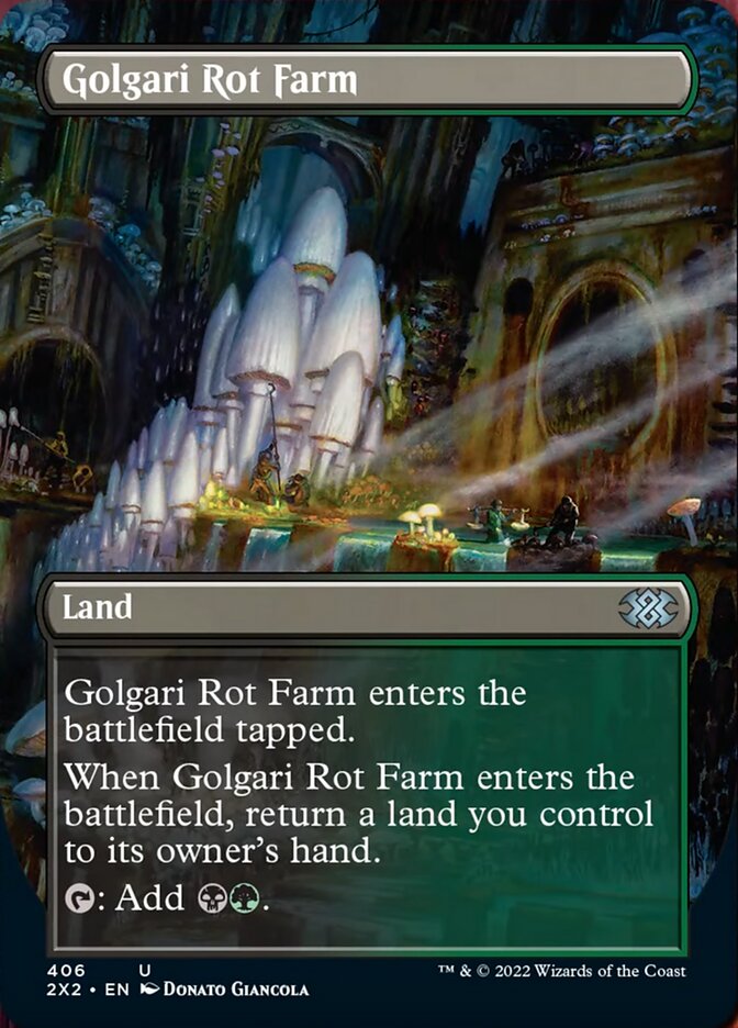 Golgari Rot Farm (Borderless Alternate Art) [Double Masters 2022] | Lots Moore NSW