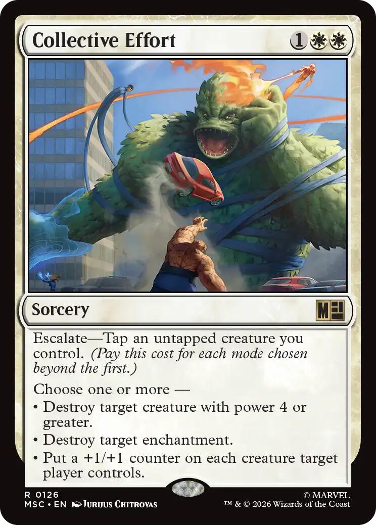 Collective Effort [Marvel Super Heroes Commander] | Lots Moore NSW