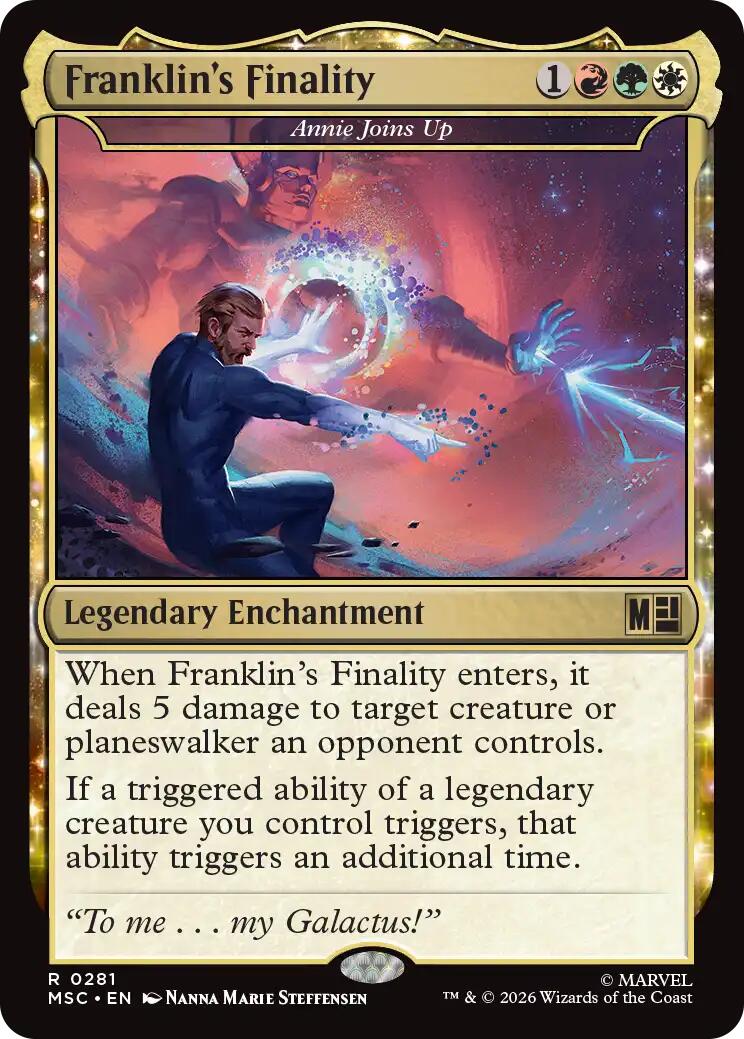 Franklin's Finality - Annie Joins Up (Surge Foil) [Marvel Super Heroes Commander] | Lots Moore NSW