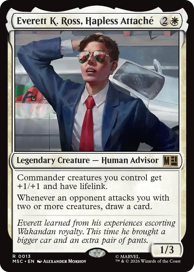 Everett K. Ross, Hapless Attache (Surge Foil) [Marvel Super Heroes Commander] | Lots Moore NSW