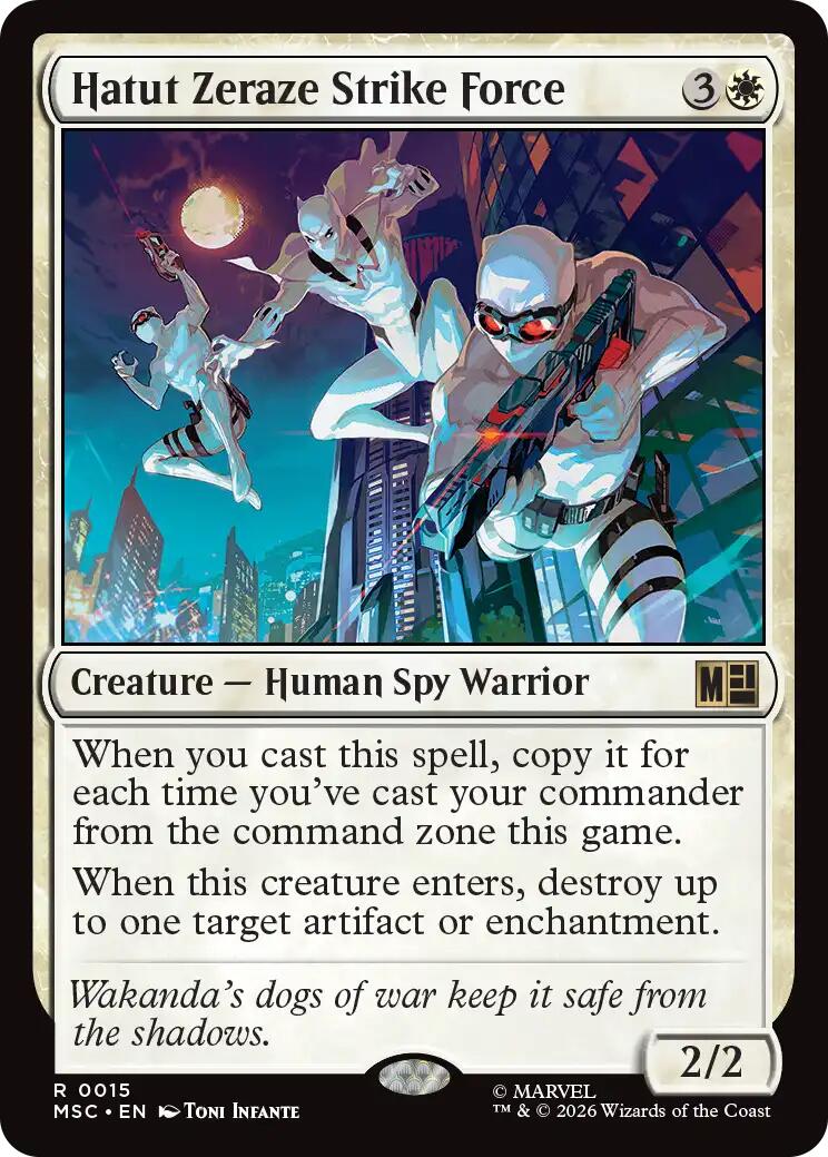 Hatut Zeraze Strike Force (Surge Foil) [Marvel Super Heroes Commander] | Lots Moore NSW