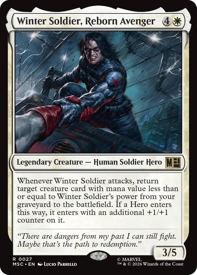 Winter Soldier, Reborn Avenger (Surge Foil) [Marvel Super Heroes Commander] | Lots Moore NSW