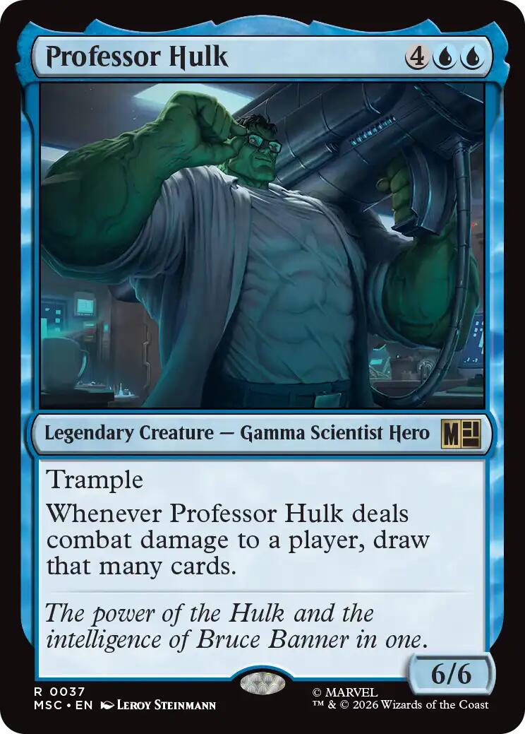 Professor Hulk (Surge Foil) [Marvel Super Heroes Commander] | Lots Moore NSW