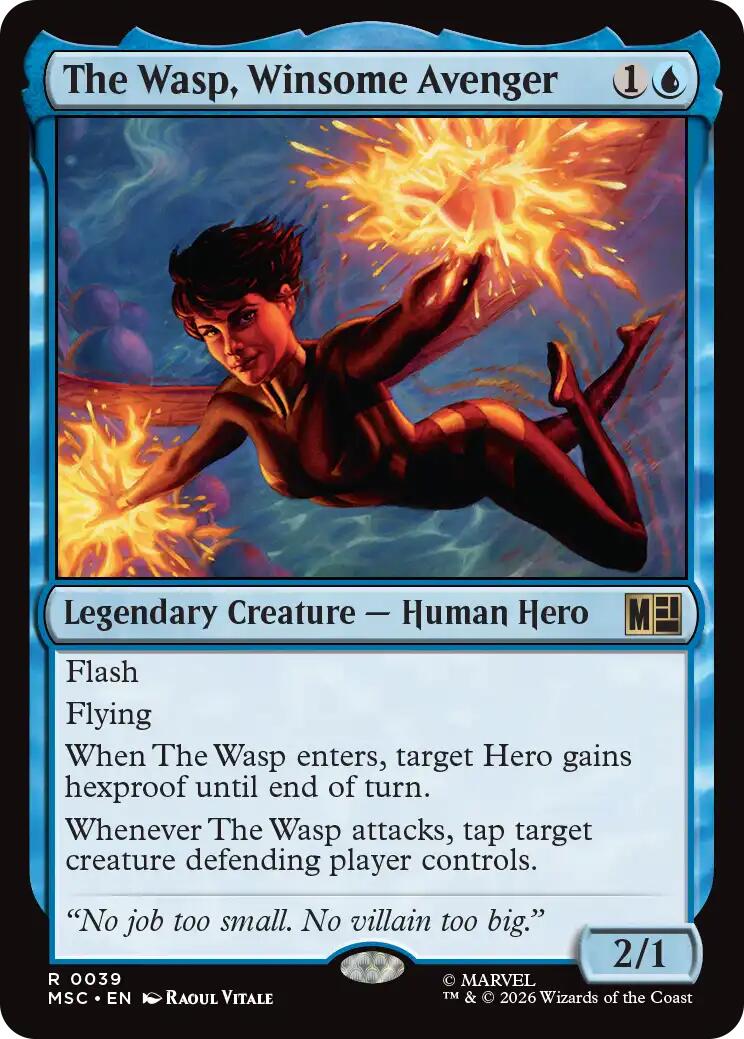 The Wasp, Winsome Avenger (Surge Foil) [Marvel Super Heroes Commander] | Lots Moore NSW