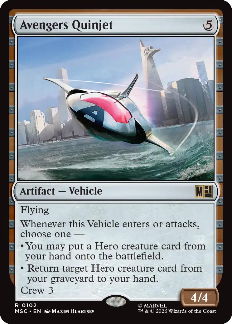Avengers Quinjet (Surge Foil) [Marvel Super Heroes Commander] | Lots Moore NSW